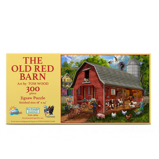 The Old Red Barn 300 pc  Jigsaw Puzzle 23064