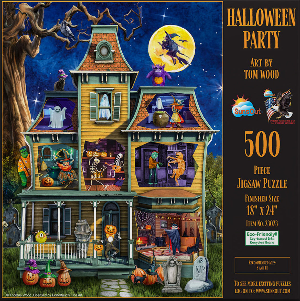 Halloween Party 500 pc  Jigsaw Puzzle 23073