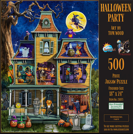 Halloween Party 500 pc  Jigsaw Puzzle 23073