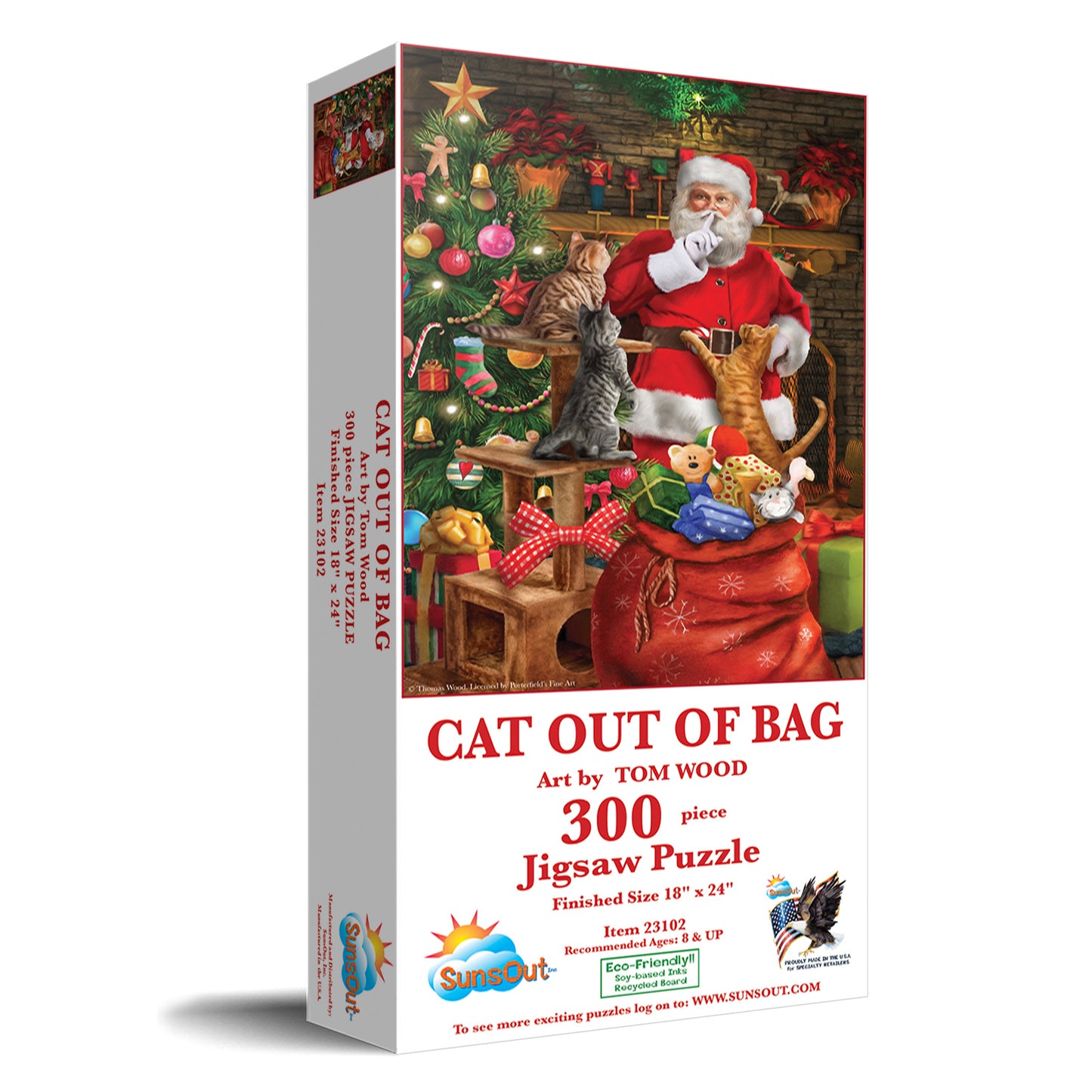 Cat out of the Bag 300 pc  Jigsaw Puzzle 23102
