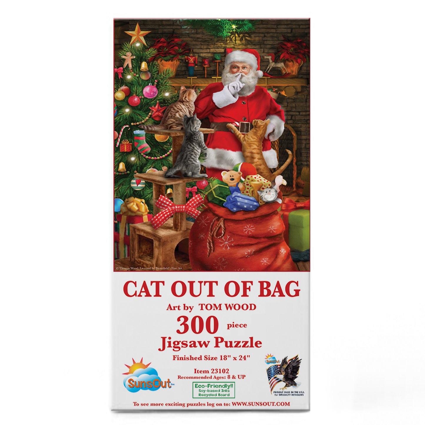 Cat out of the Bag 300 pc  Jigsaw Puzzle 23102