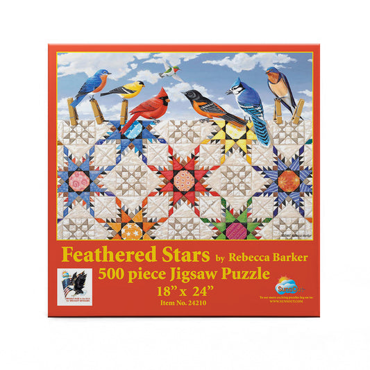 Feathered Stars 500 pc  Jigsaw Puzzle 24210