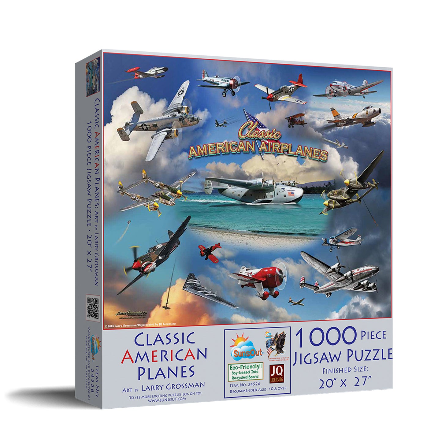 Classic American Planes 1000 pc  Jigsaw Puzzle 24526