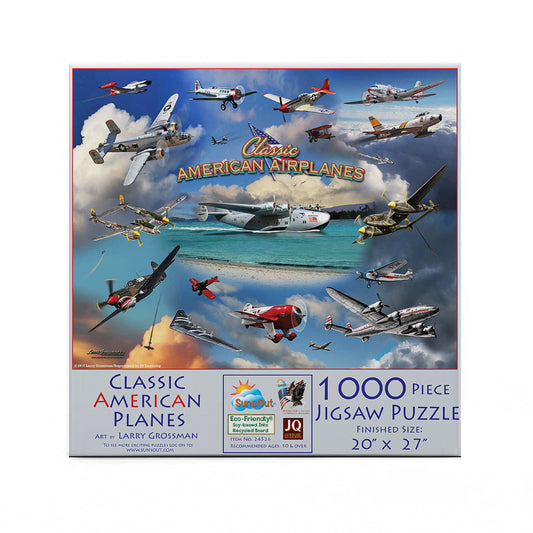 Classic American Planes 1000 pc  Jigsaw Puzzle 24526