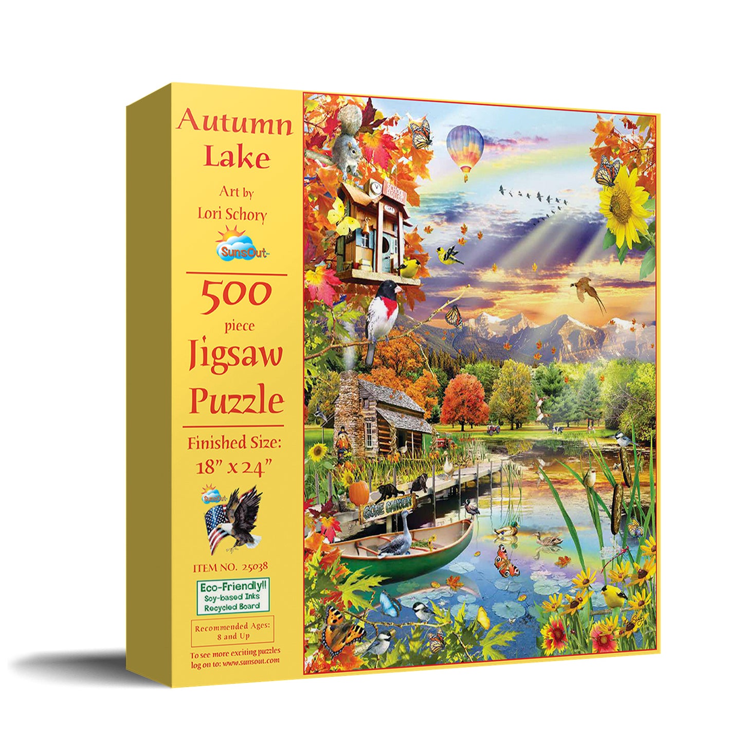 Autumn Lake 500 pc  Jigsaw Puzzle 25038