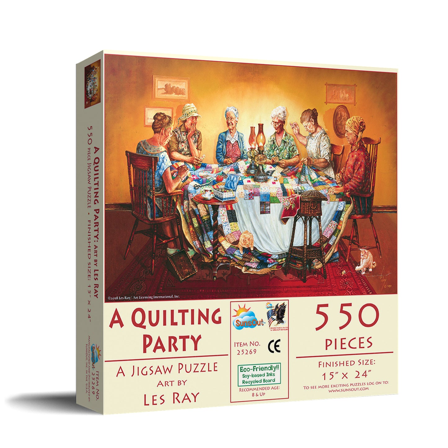 A Quilting Party 550 pc  Jigsaw Puzzle 25269