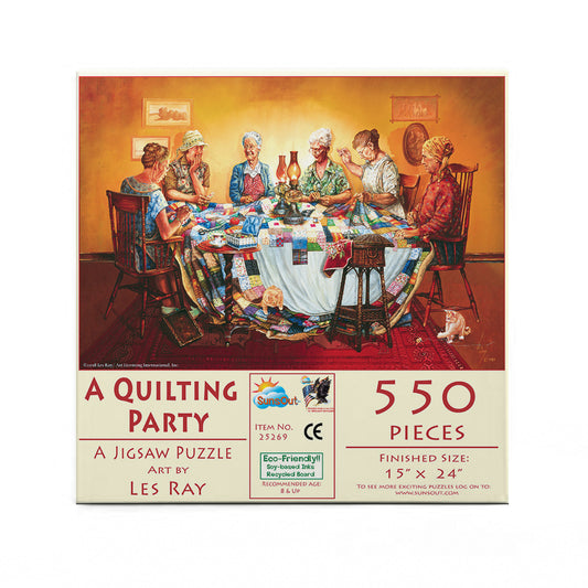 A Quilting Party 550 pc  Jigsaw Puzzle 25269