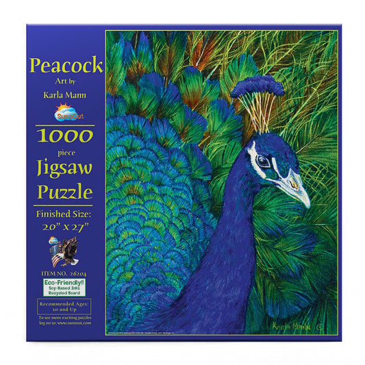 Peacock 1000 pc  Jigsaw Puzzle 26204