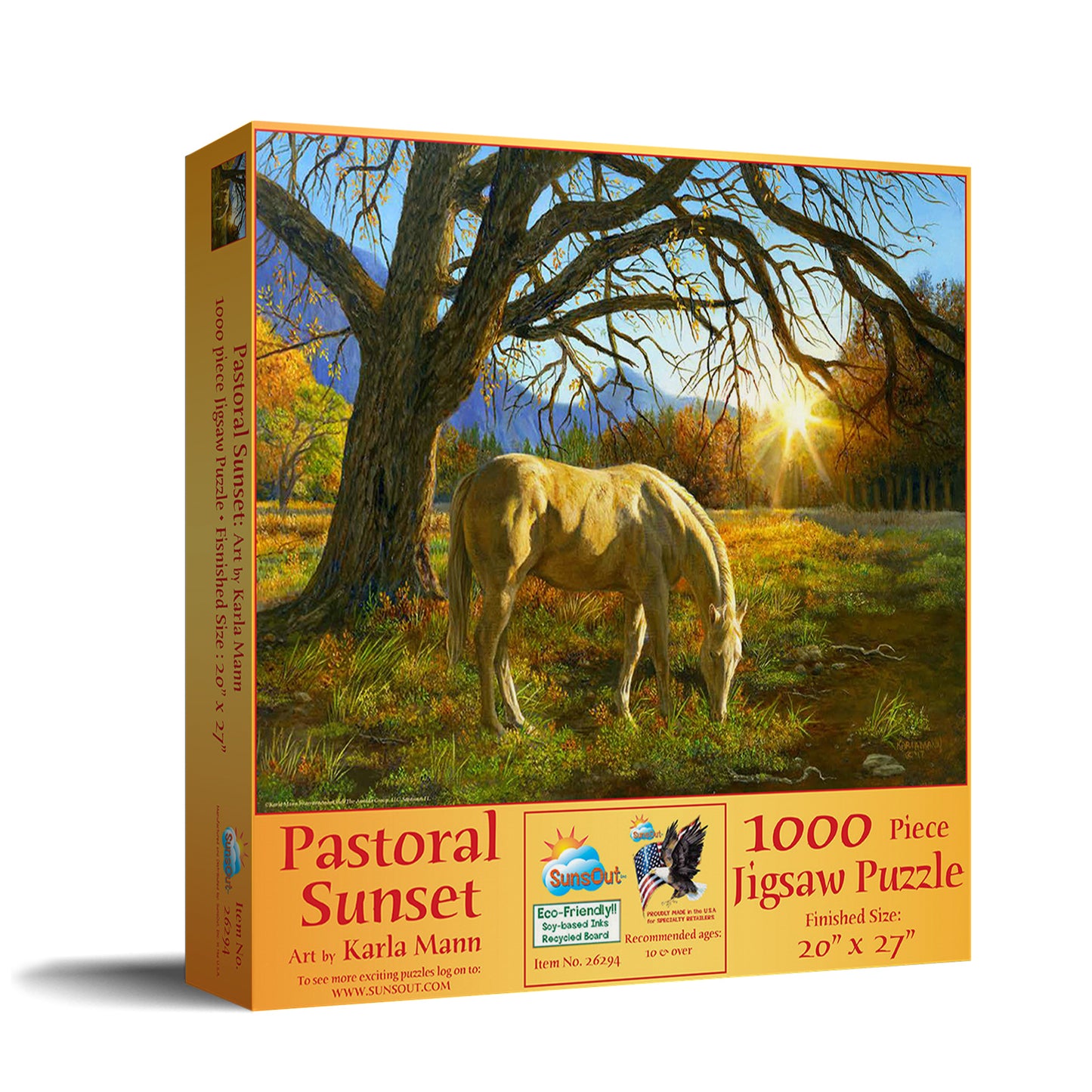 Pastoral Sunset 1000 pc  Jigsaw Puzzle 26294