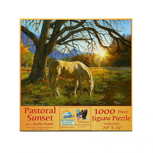 Pastoral Sunset 1000 pc  Jigsaw Puzzle 26294