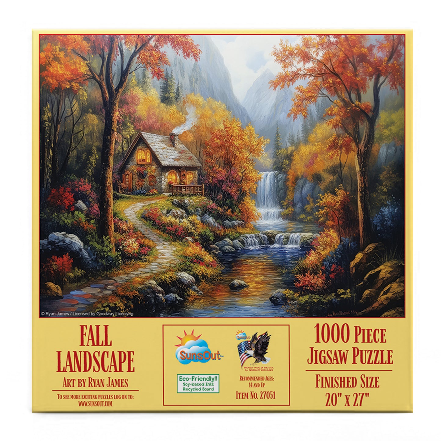 Fall Landscape 1000 pc  Jigsaw Puzzle 27051