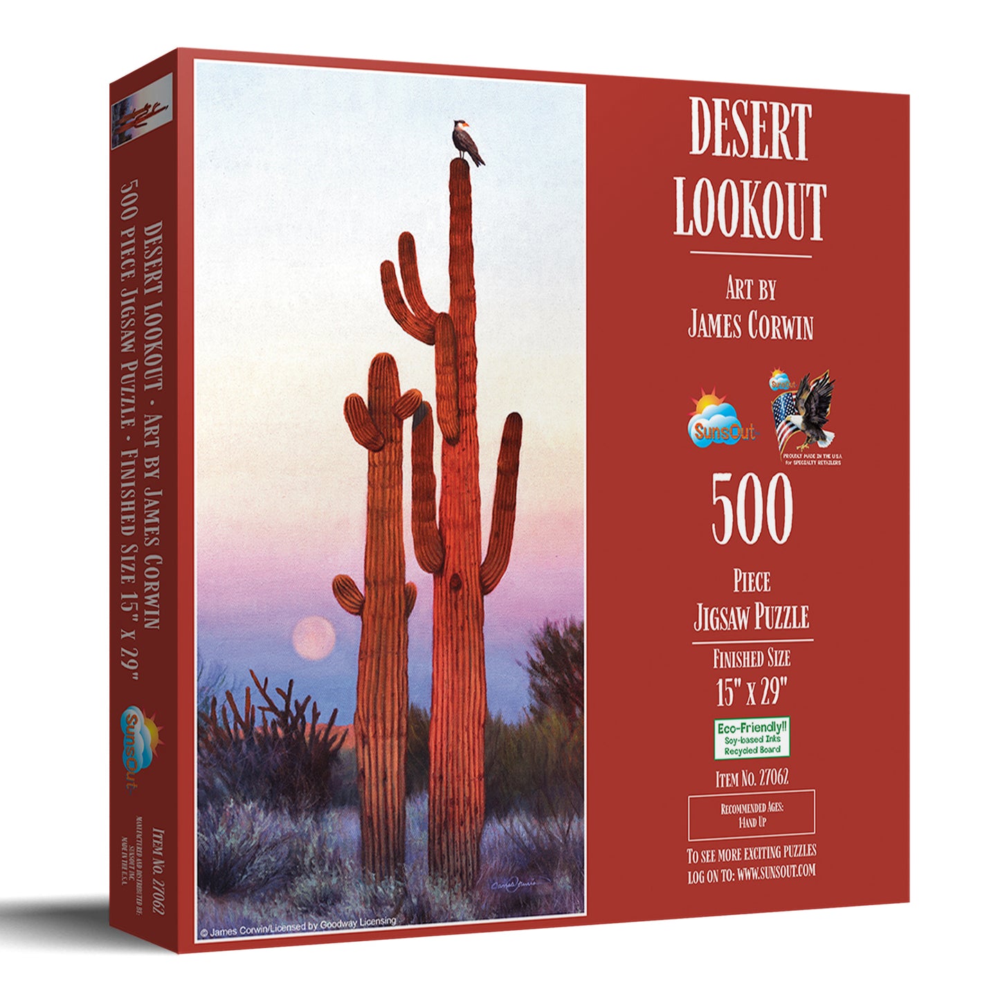 Desert Lookout 500 pc  Jigsaw Puzzle 27062