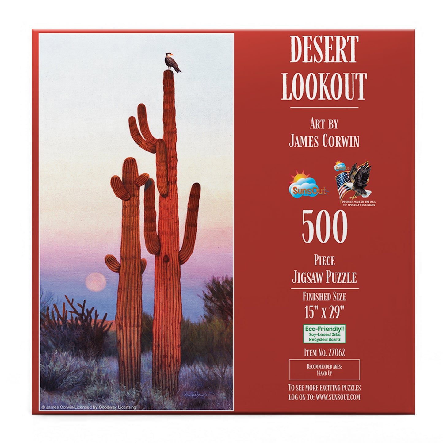 Desert Lookout 500 pc  Jigsaw Puzzle 27062