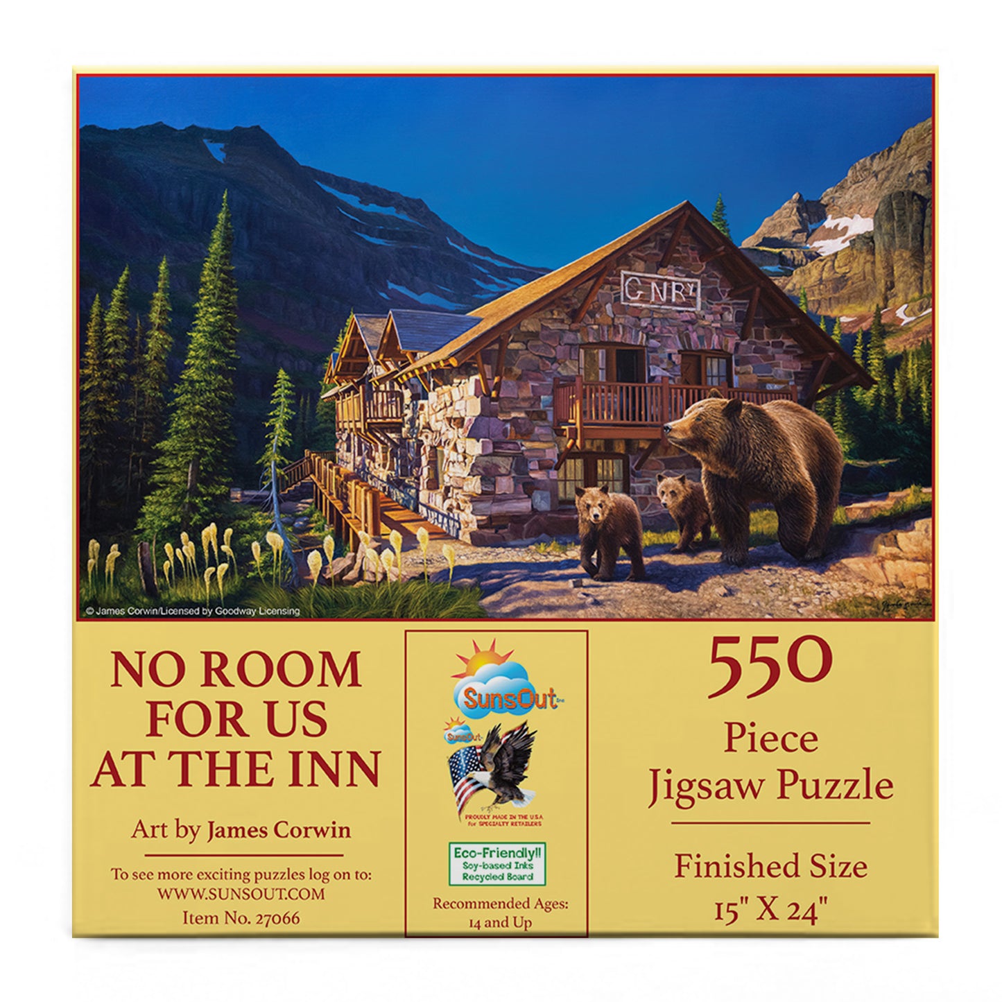 No Room for us at the Inn 550 pc  Jigsaw Puzzle 27066