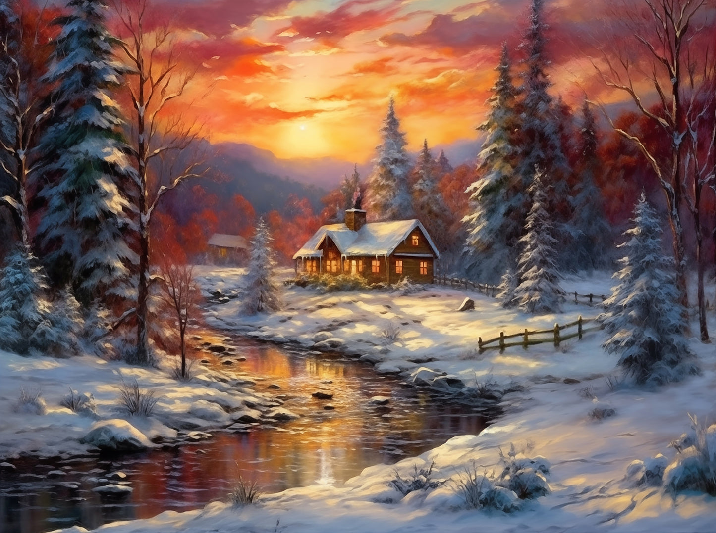 Snow Landscape 1000 pc  Jigsaw Puzzle 27078