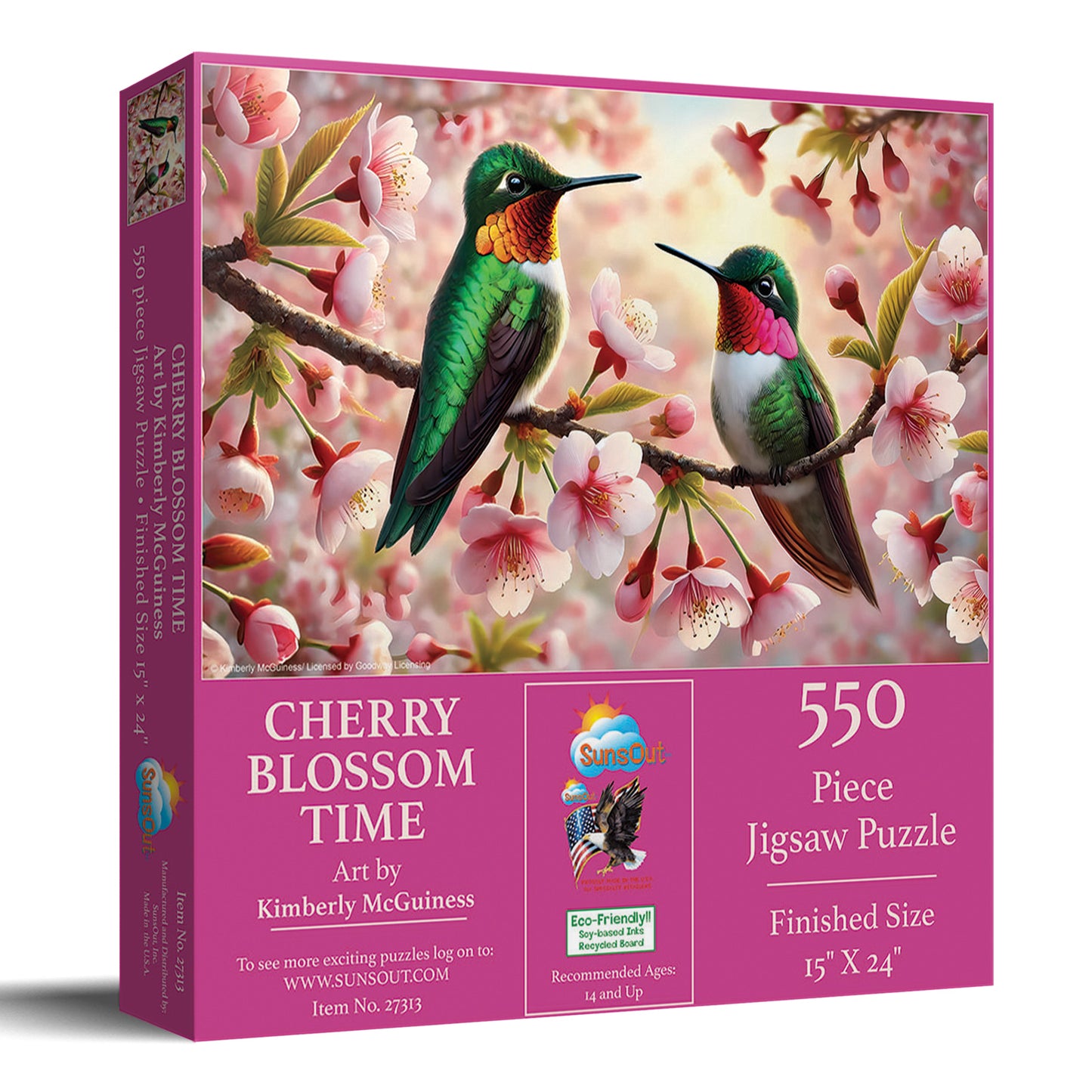 Cherry Blossom Time 550 pc  Jigsaw Puzzle 27313