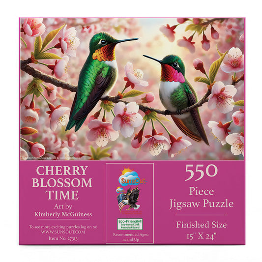 Cherry Blossom Time 550 pc  Jigsaw Puzzle 27313