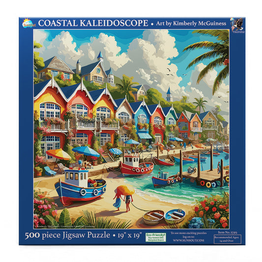 Coastal Kaleidoscope 500 pc  Jigsaw Puzzle 27315