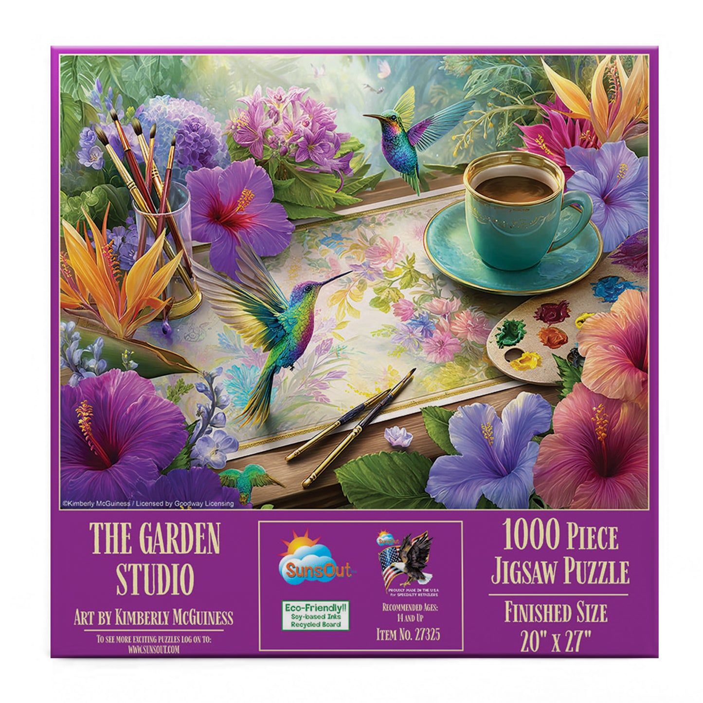 The Garden Studio 1000 pc  Jigsaw Puzzle 27325