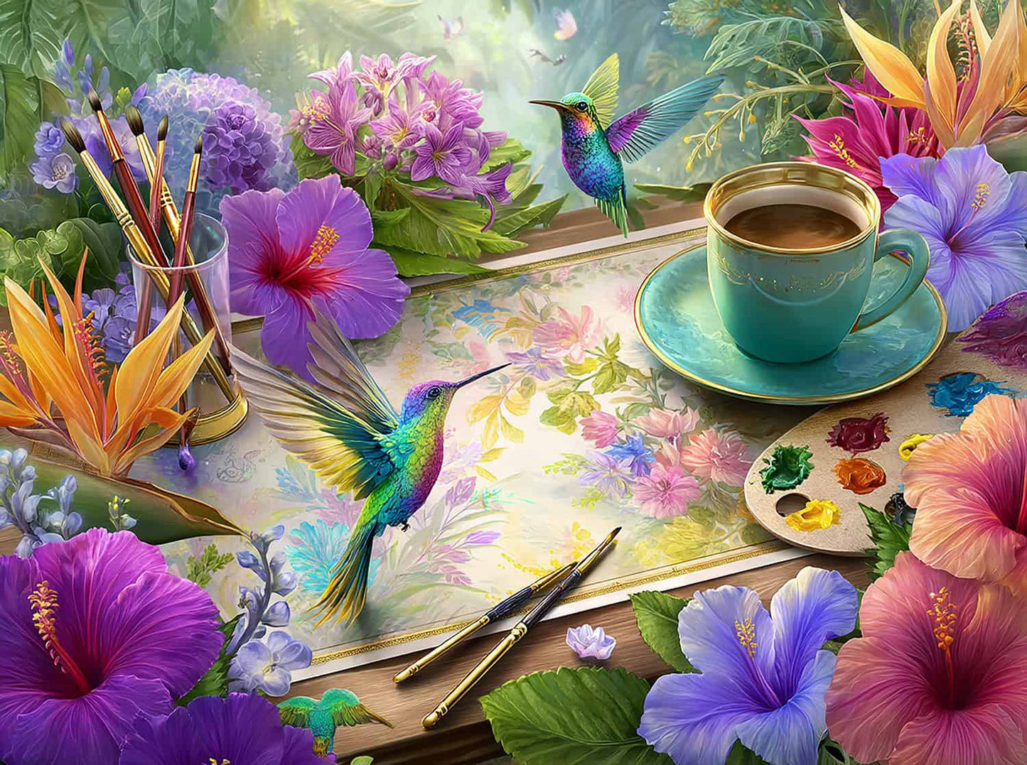 The Garden Studio 1000 pc  Jigsaw Puzzle 27325