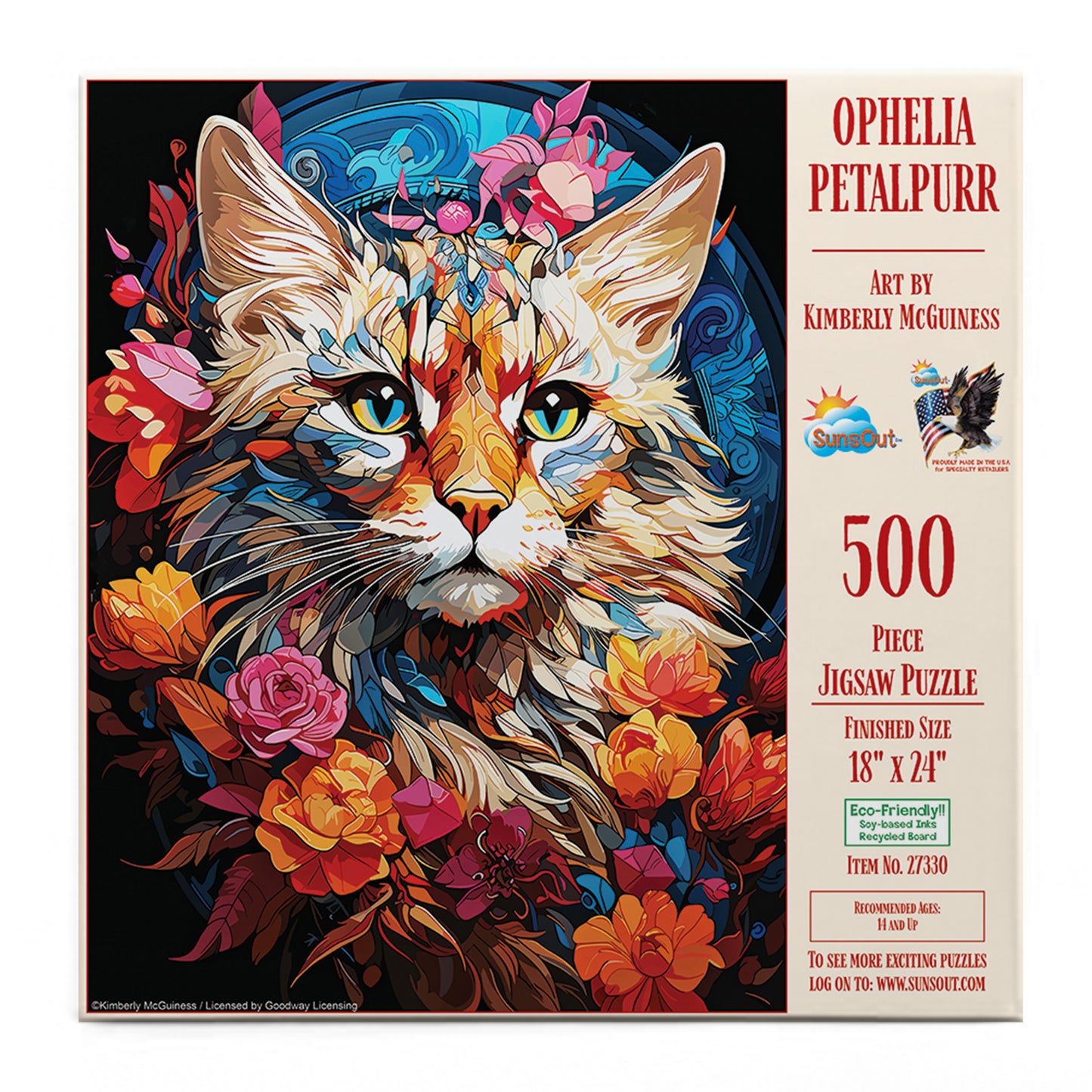 Ophelia Petalpurr 500 pc  Jigsaw Puzzle 27330