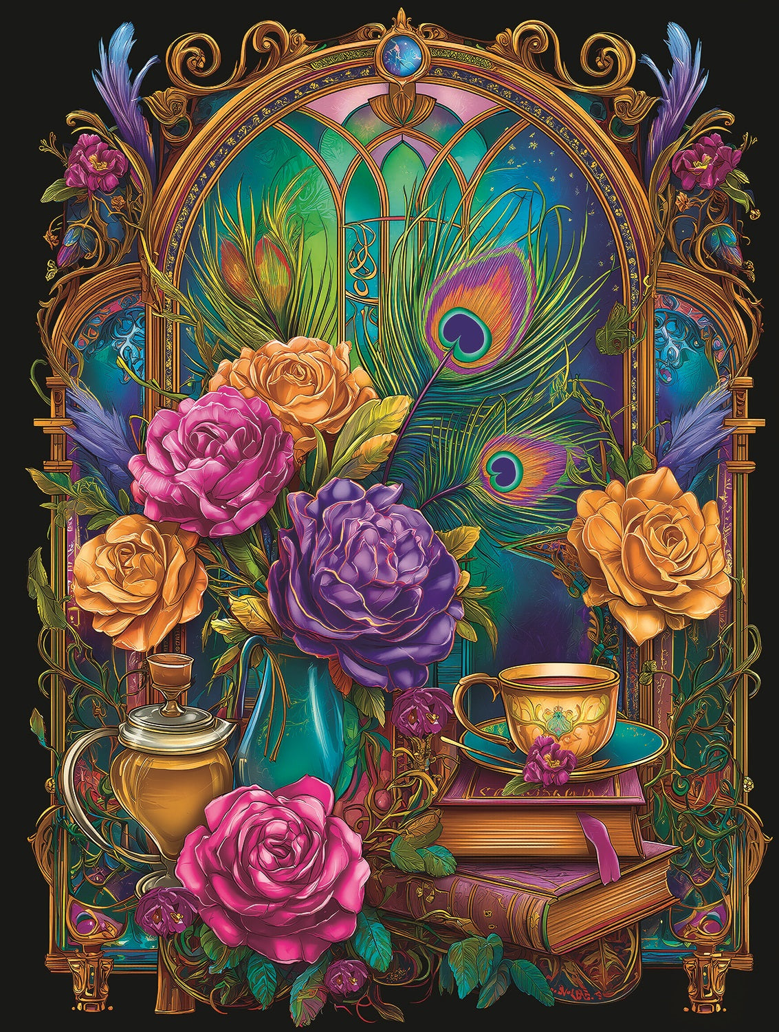 Evening Tea 500 pc  Jigsaw Puzzle 27332