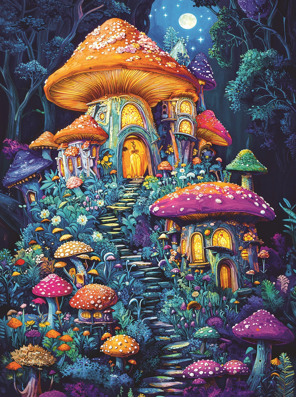 Under the Moon and Stars 1000 pc  Jigsaw Puzzle 27336