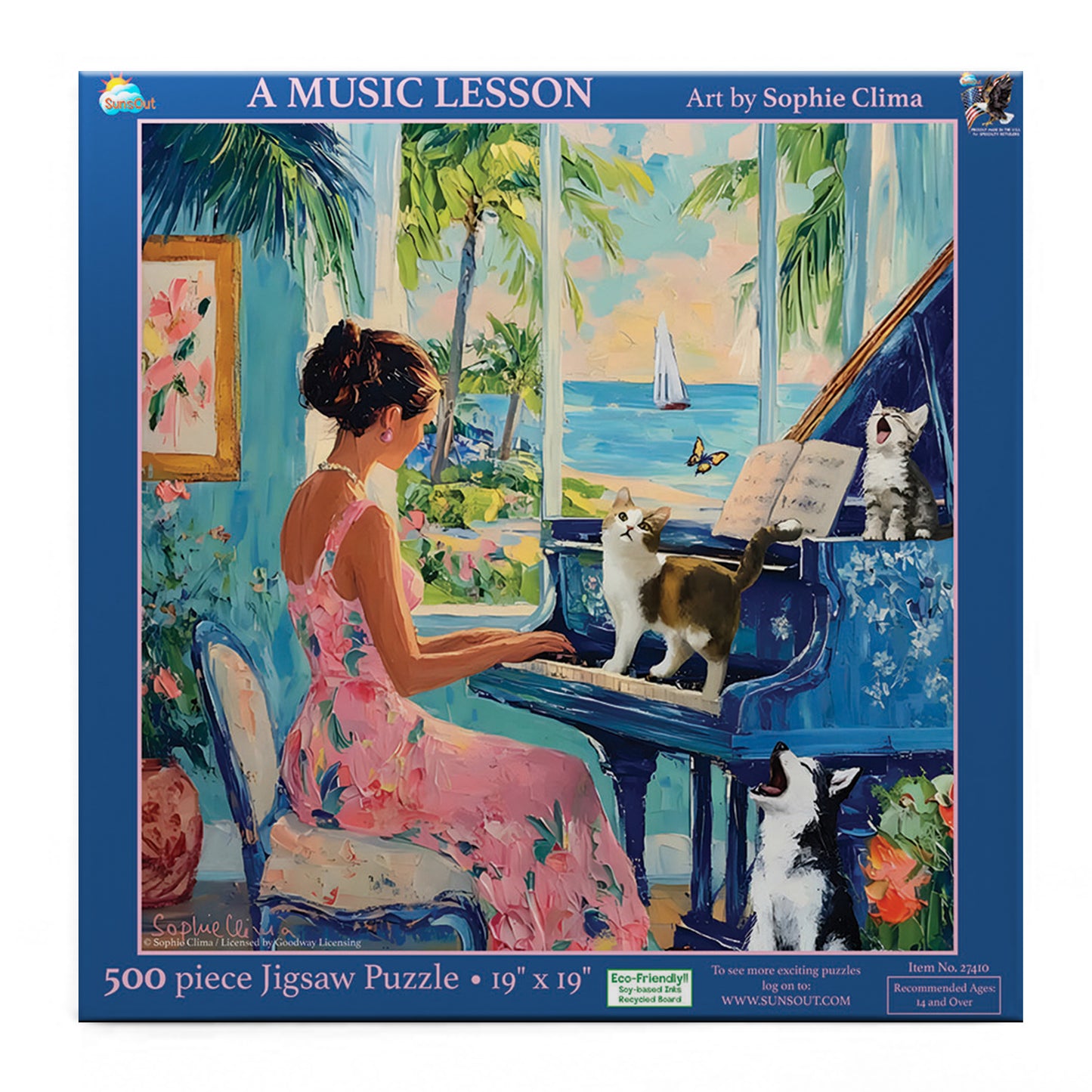 A Music Lesson 500 pc  Jigsaw Puzzle 27408