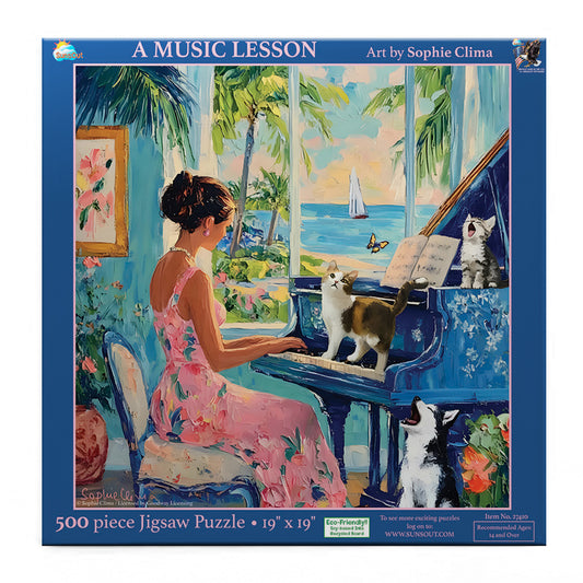 A Music Lesson 500 pc  Jigsaw Puzzle 27408