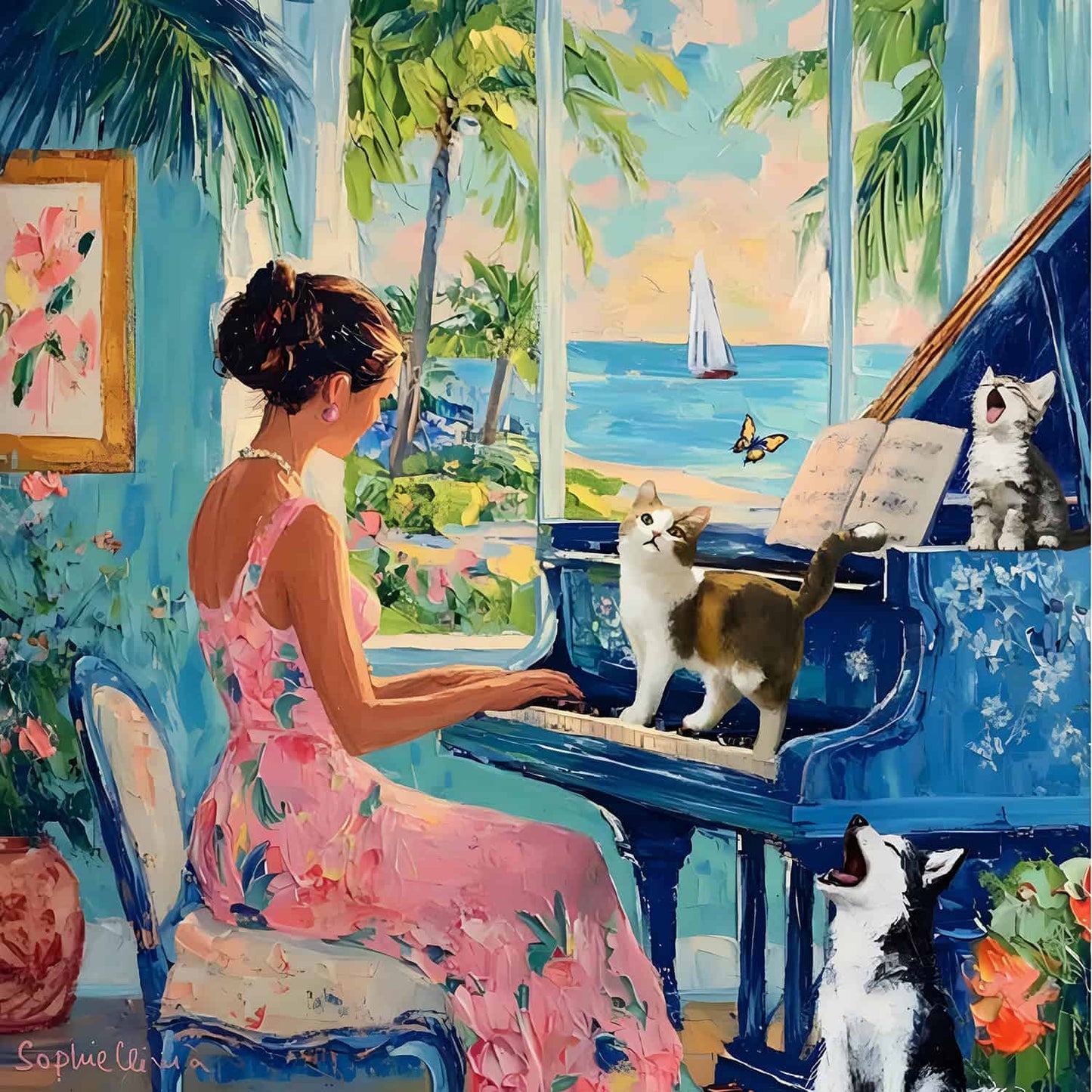 A Music Lesson 500 pc  Jigsaw Puzzle 27408