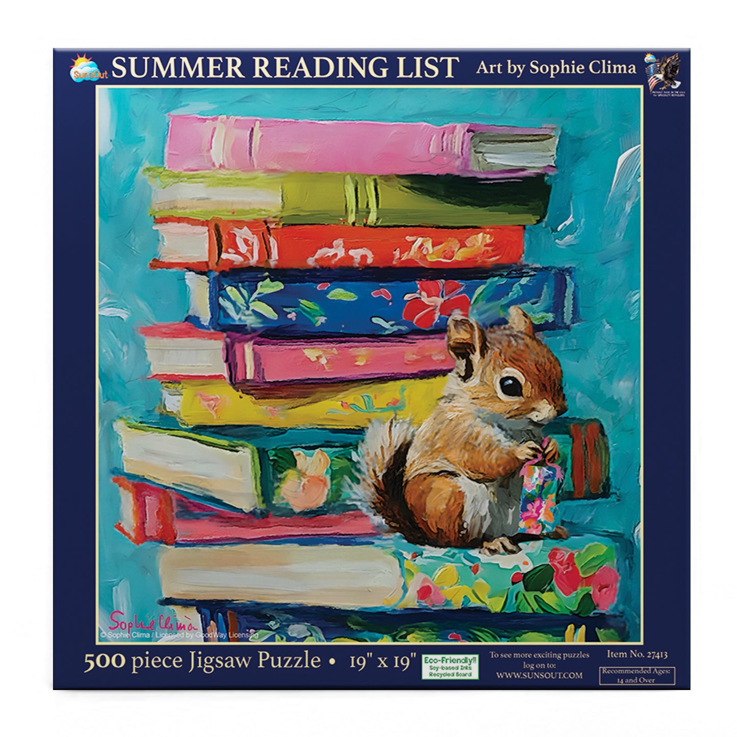 Summer Reading List 500 pc  Jigsaw Puzzle 27413