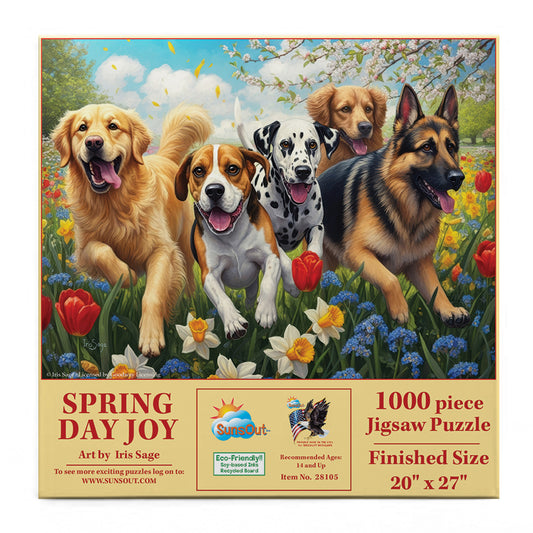 Spring Day Joy 1000 pc  Jigsaw Puzzle 28105