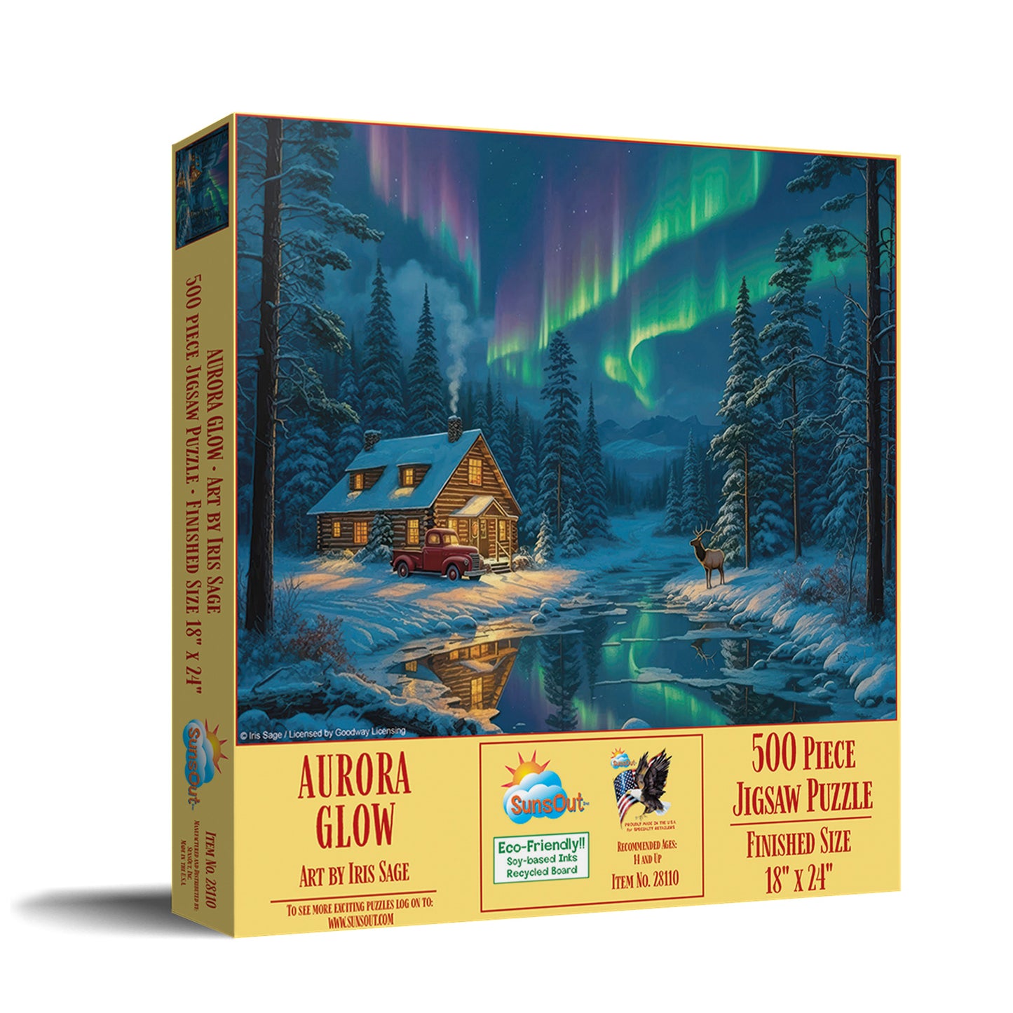 Aurora Glow 500 pc  Jigsaw Puzzle 28110