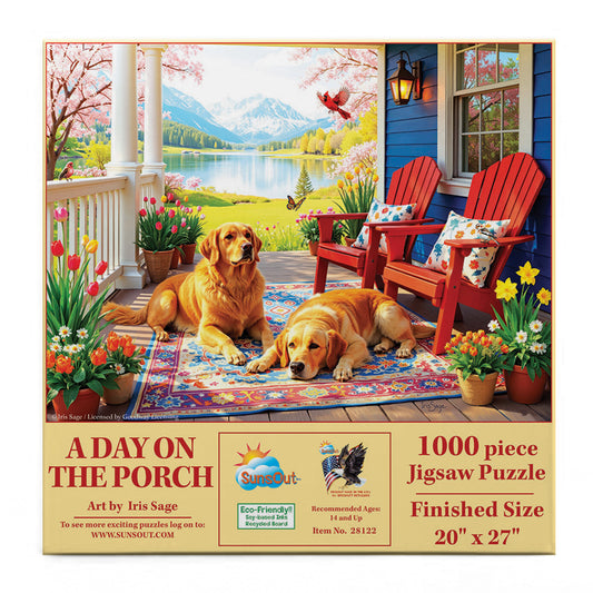A Day on the Porch 1000 pc  Jigsaw Puzzle 28122