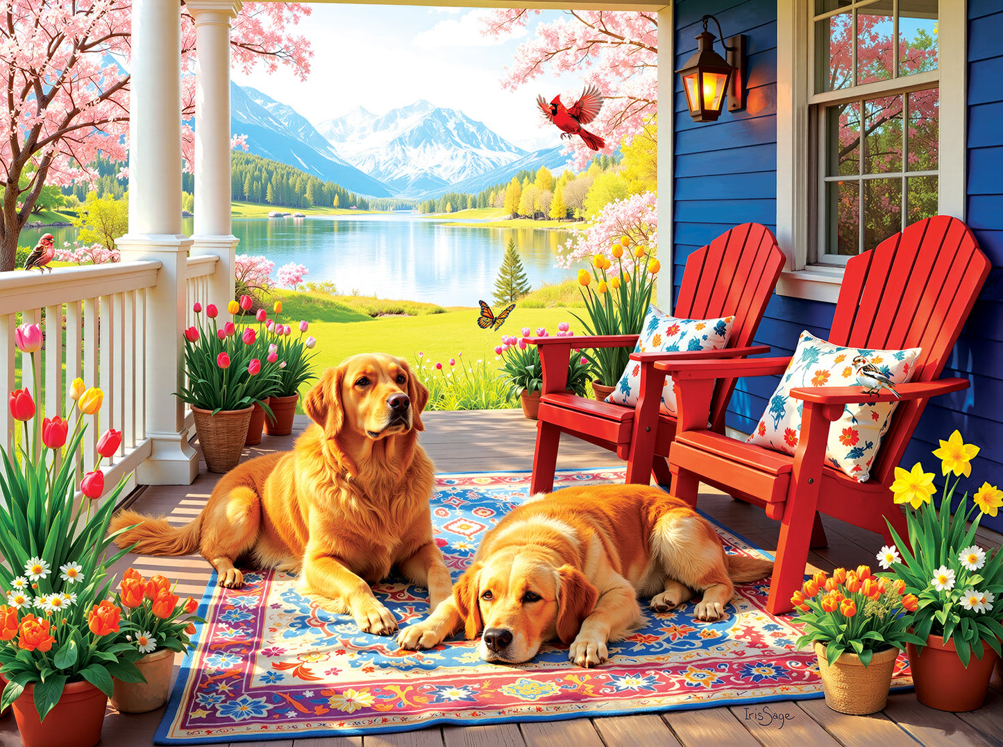 A Day on the Porch 1000 pc  Jigsaw Puzzle 28122