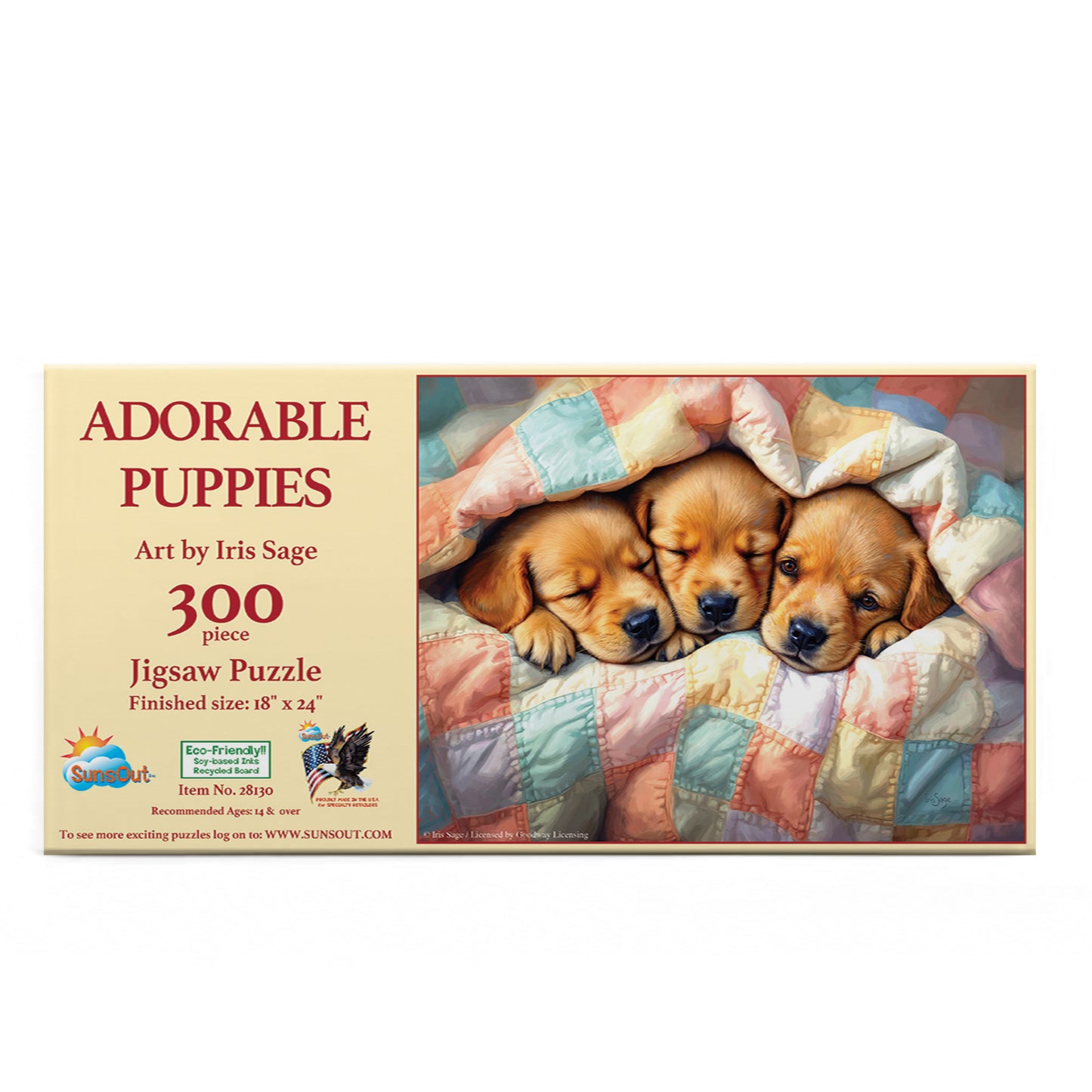 Adorable Puppies 300 pc  Jigsaw Puzzle 28130
