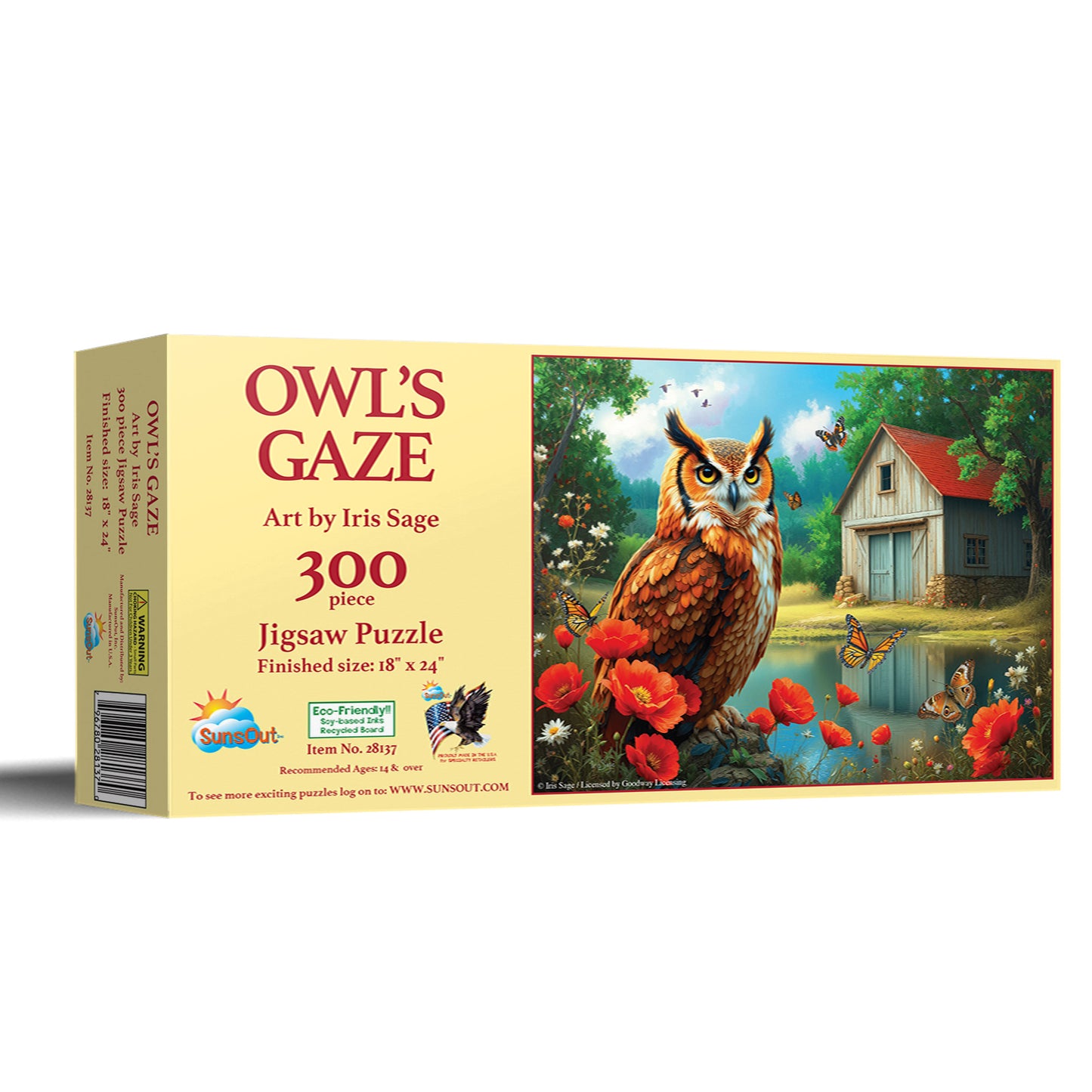 Owls Gaze 300 pc  Jigsaw Puzzle 28137