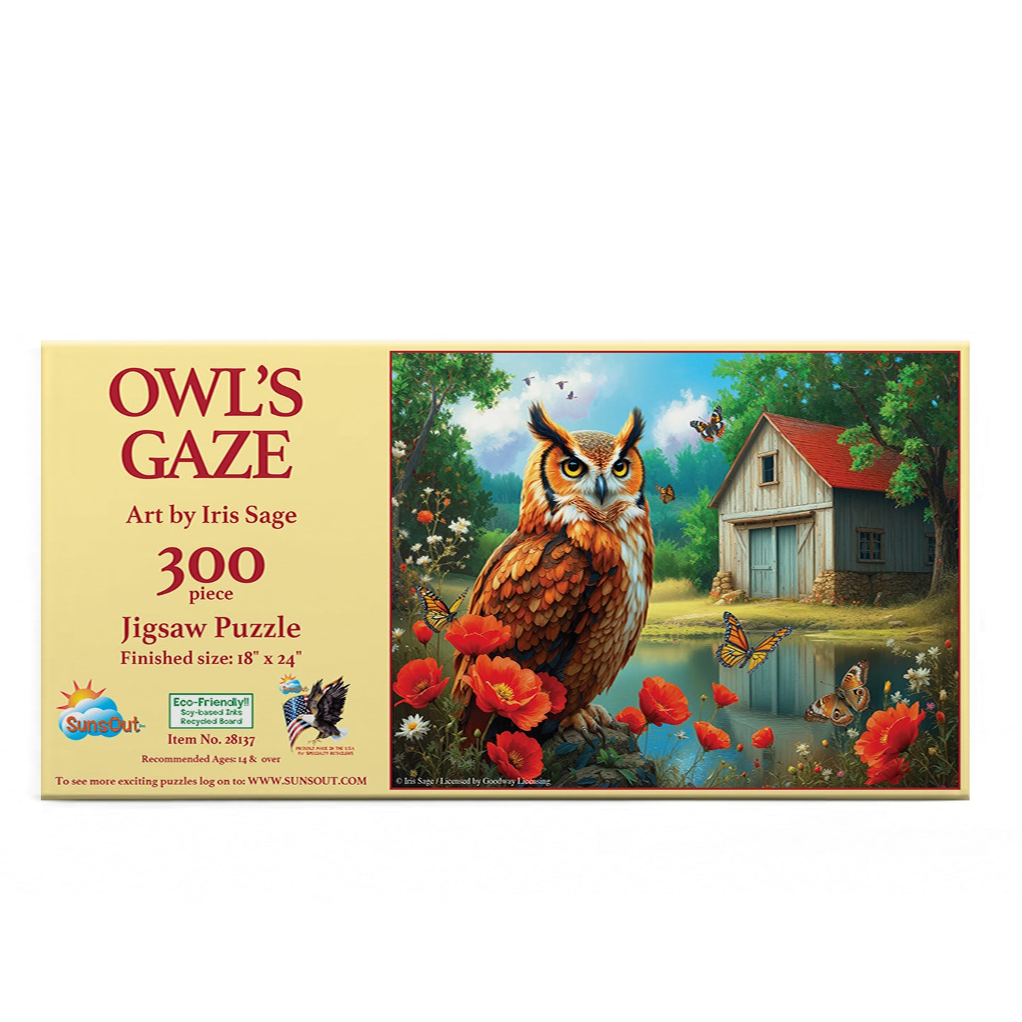 Owls Gaze 300 pc  Jigsaw Puzzle 28137