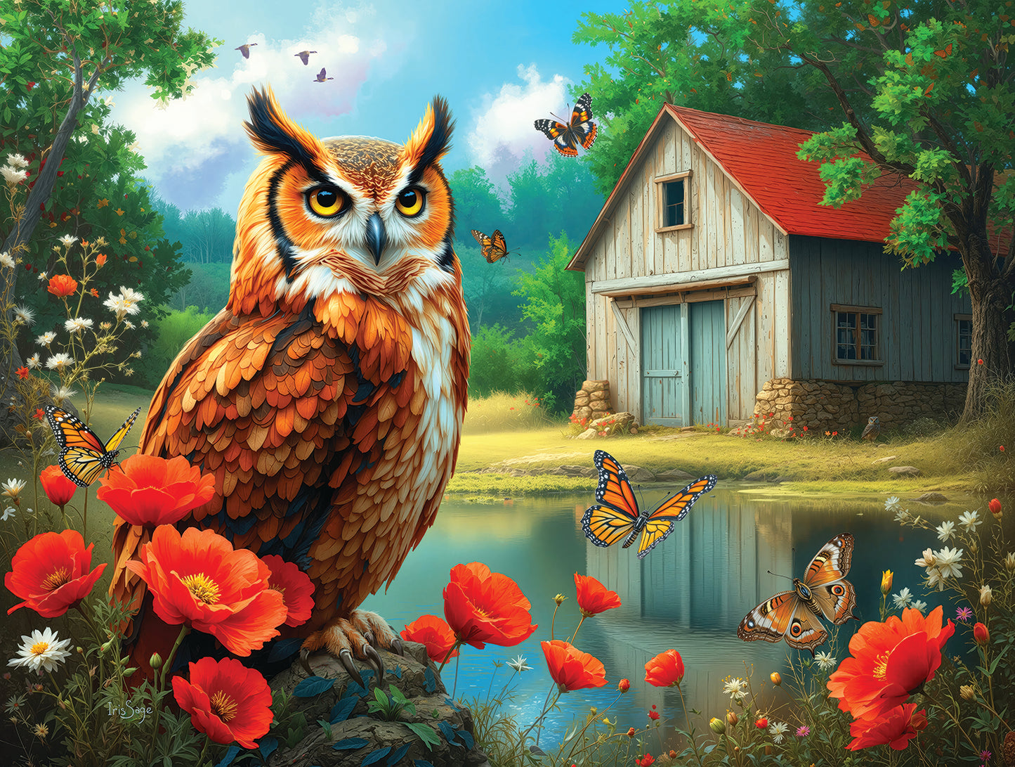 Owls Gaze 300 pc  Jigsaw Puzzle 28137