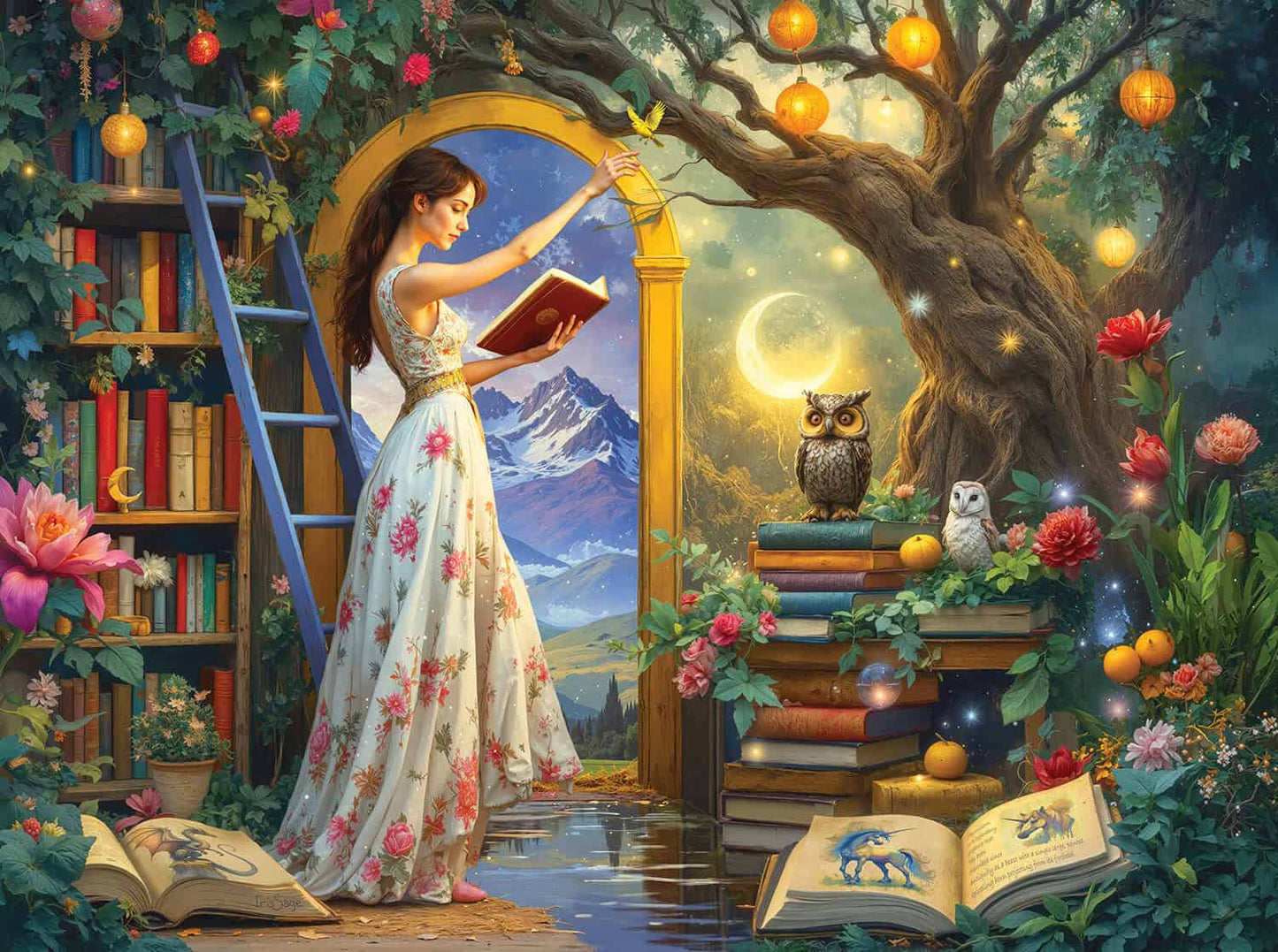 The Librarian 1000 pc  Jigsaw Puzzle 28140