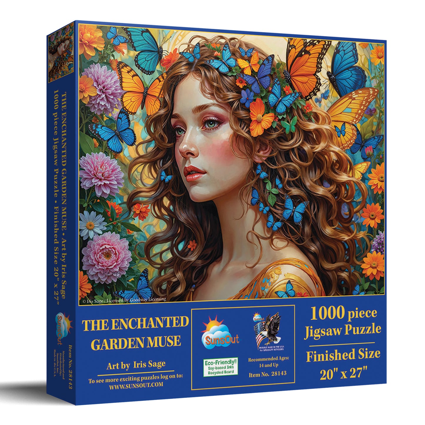 The Enchanted Garden Muse 1000 pc  Jigsaw Puzzle 28143