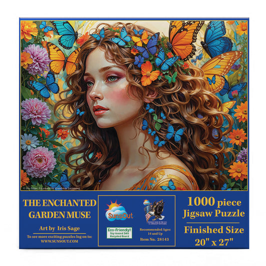 The Enchanted Garden Muse 1000 pc  Jigsaw Puzzle 28143