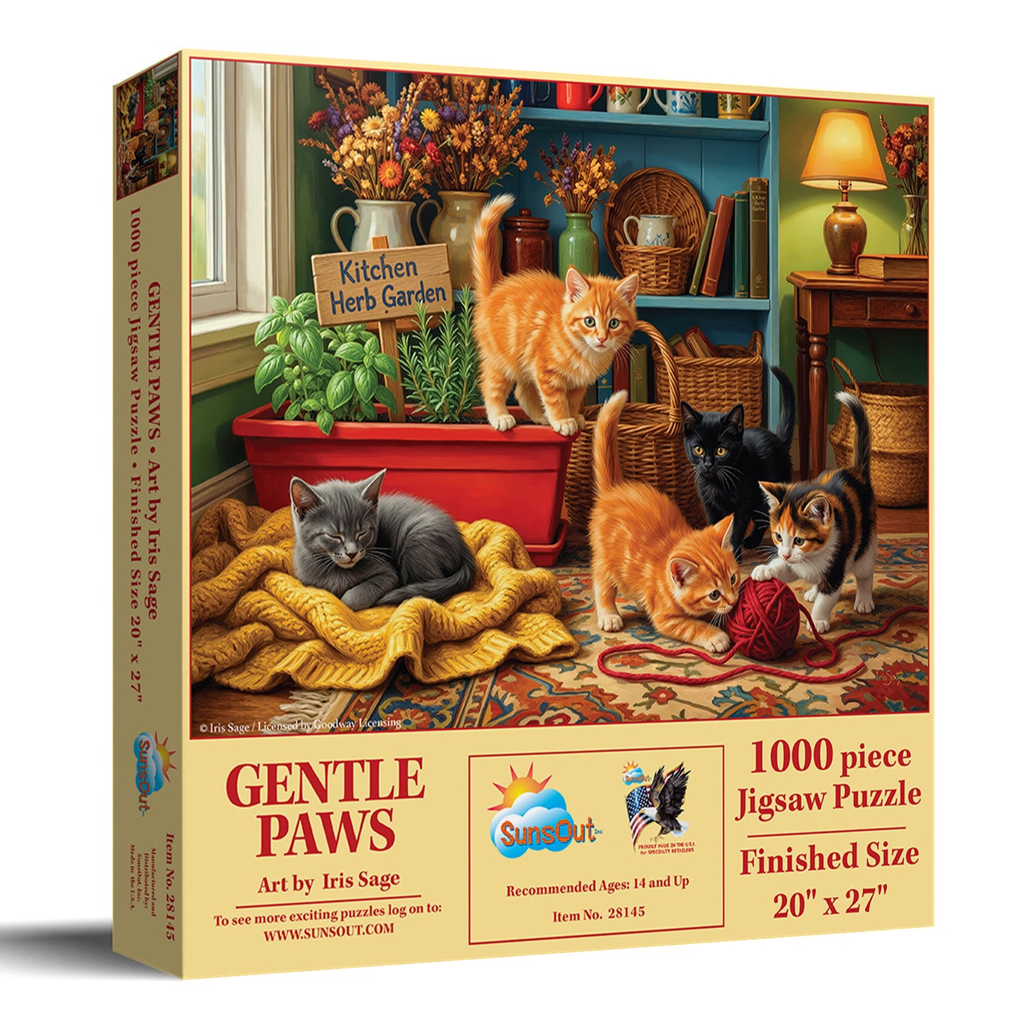 Gentle Paws 1000 pc  Jigsaw Puzzle 28145