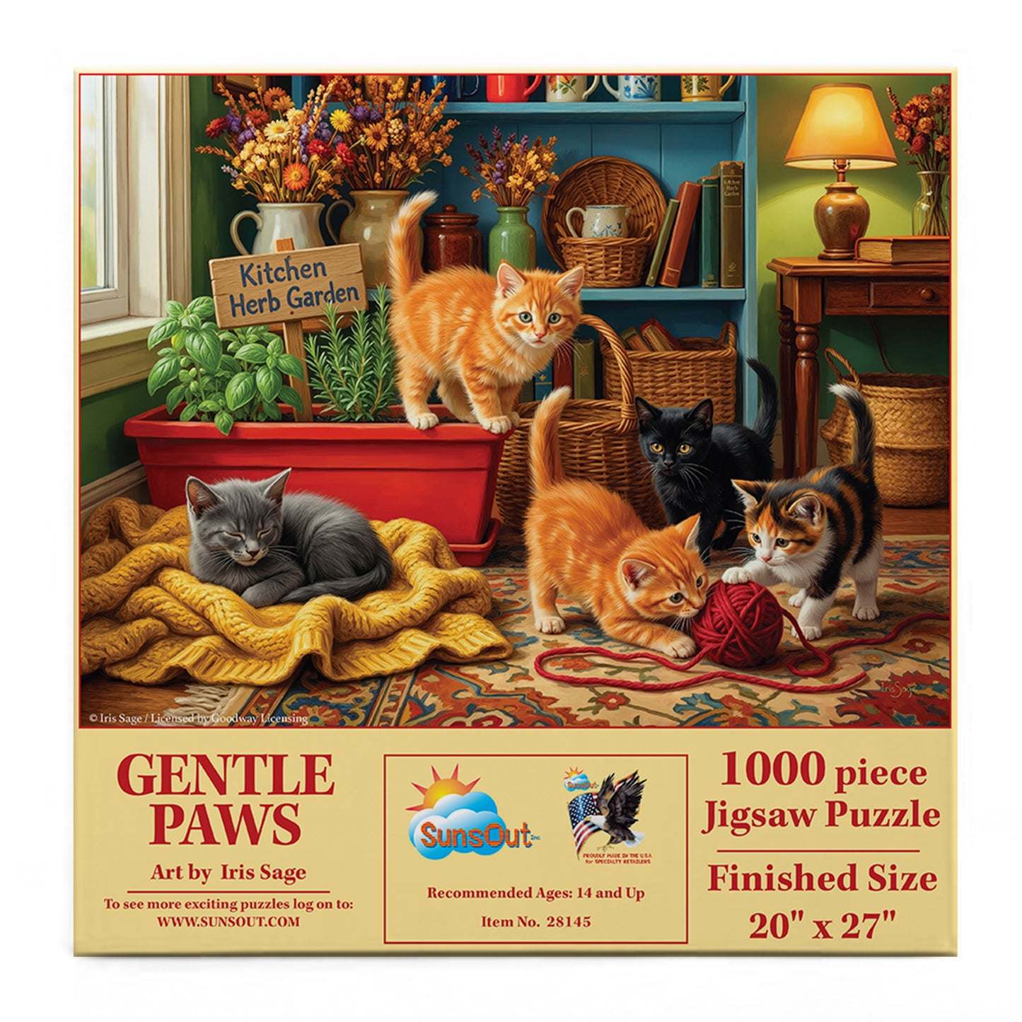 Gentle Paws 1000 pc  Jigsaw Puzzle 28145