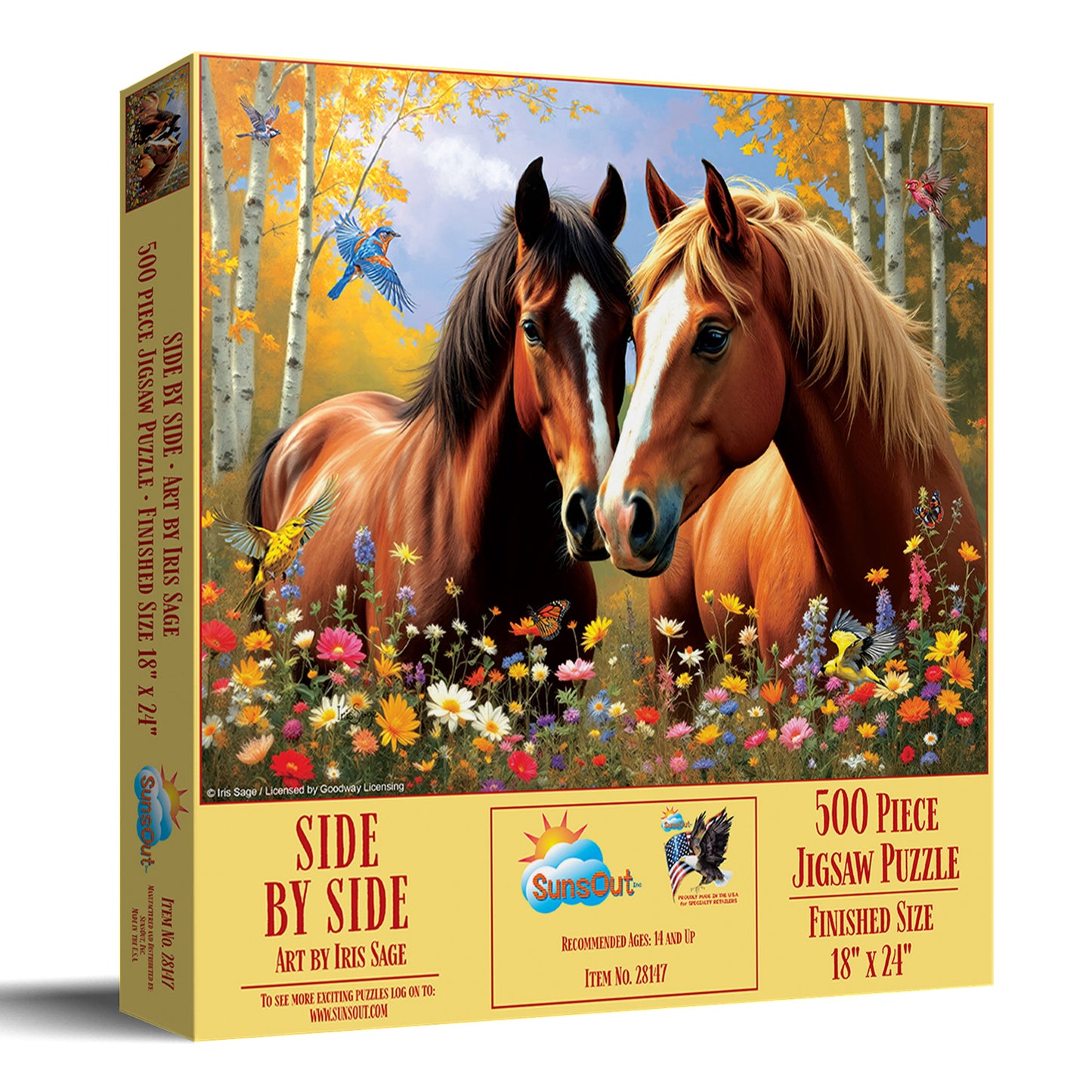 Side By Side 500 pc  Jigsaw Puzzle 28147