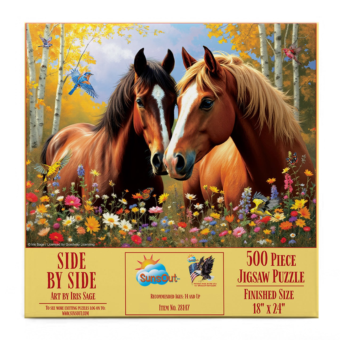 Side By Side 500 pc  Jigsaw Puzzle 28147