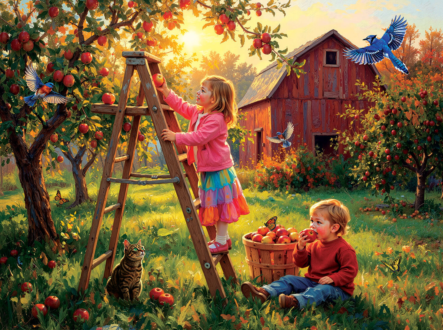 Apple Picking 1000 pc  Jigsaw Puzzle 28150