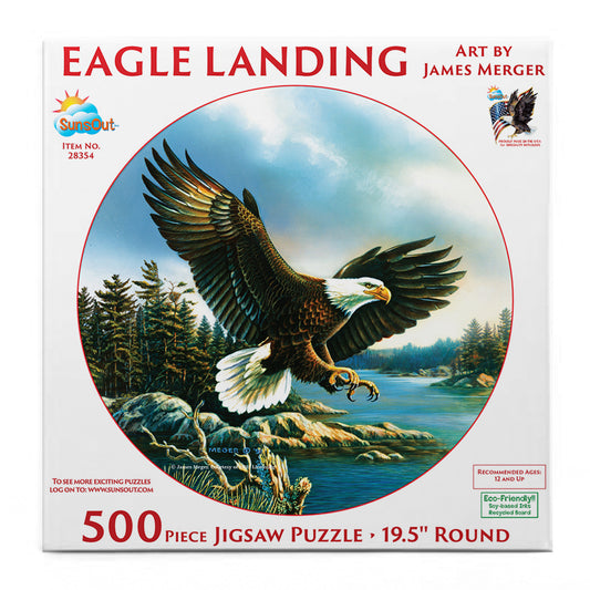Eagle Landing 500 pc  Jigsaw Puzzle 28354