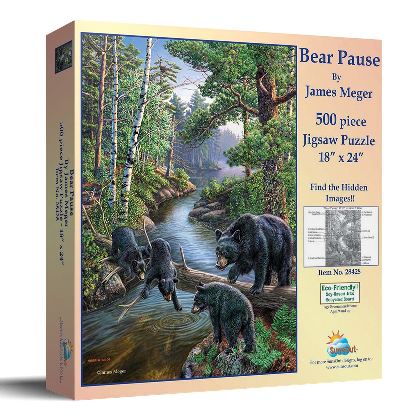 Bear Pause 500 pc  Jigsaw Puzzle 28428