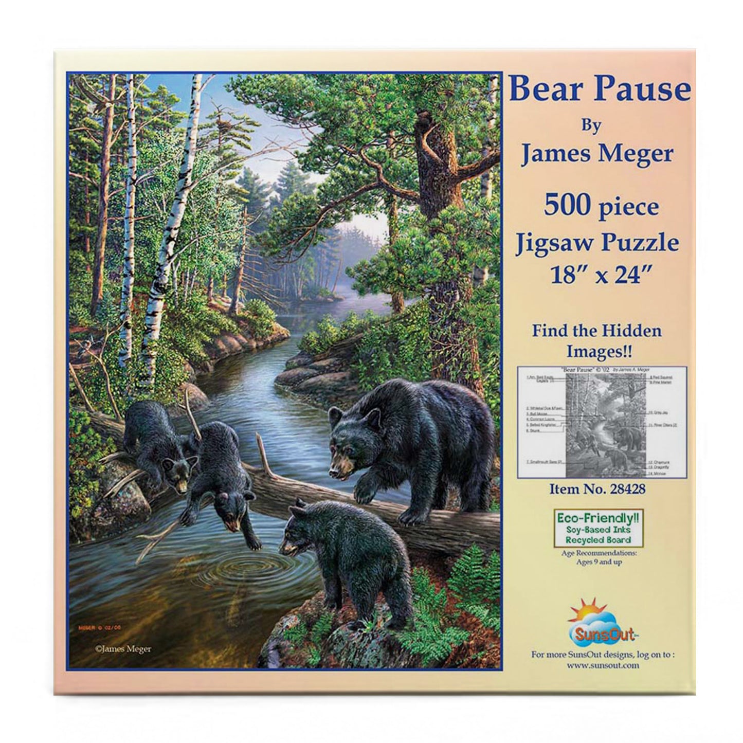 Bear Pause 500 pc  Jigsaw Puzzle 28428